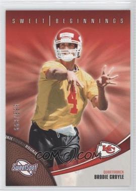 2006 Sweet Spot - [Base] #113 - Sweet Beginnings - Brodie Croyle /699