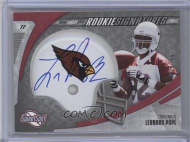 2006 Sweet Spot - [Base] #222 - Rookie Signatures - Leonard Pope /899