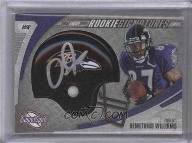 2006 Sweet Spot - [Base] #238 - Rookie Signatures - Demetrius Williams /899
