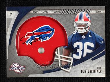 2006 Sweet Spot - Signatures #SSS-DW - Donte Whitner