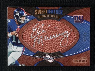 2006 Sweet Spot - Sweet Leather Signatures #SLS-EM - Eli Manning /20