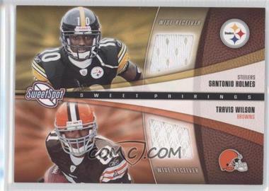 2006 Sweet Spot - Sweet Pairings Dual Jerseys #SPD-HW - Santonio Holmes, Travis Wilson