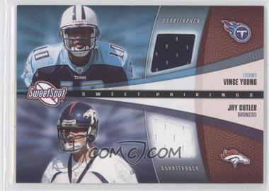 2006 Sweet Spot - Sweet Pairings Dual Jerseys #SPD-YC - Vince Young, Jay Cutler