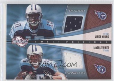 2006 Sweet Spot - Sweet Pairings Dual Jerseys #SPD-YW - Vince Young, LenDale White