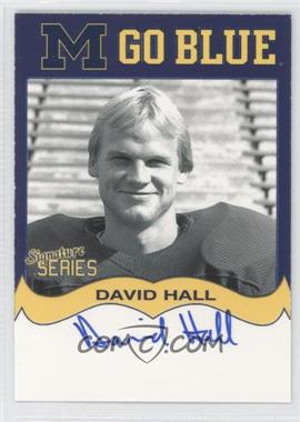 2006 TK Legacy Michigan Wolverines - Go Blue Autographs #MGB124 - David Hall