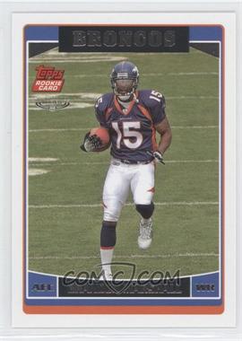 2006 Topps - [Base] - Special Edition Rookie #385 - Brandon Marshall