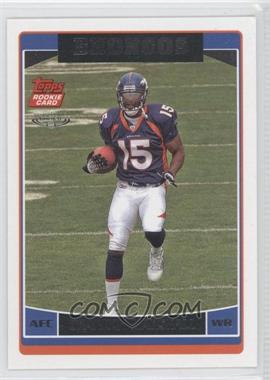 2006 Topps - [Base] - Special Edition Rookie #385 - Brandon Marshall