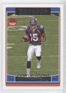 2006 Topps - [Base] - Special Edition Rookie #385 - Brandon Marshall