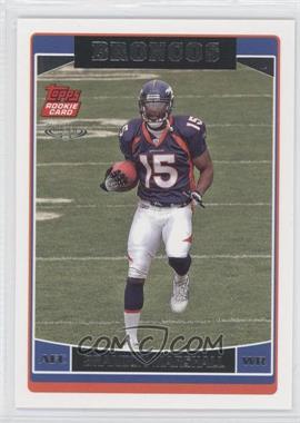 2006 Topps - [Base] - Special Edition Rookie #385 - Brandon Marshall