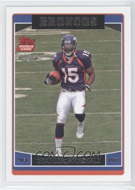 2006 Topps - [Base] - Special Edition Rookie #385 - Brandon Marshall