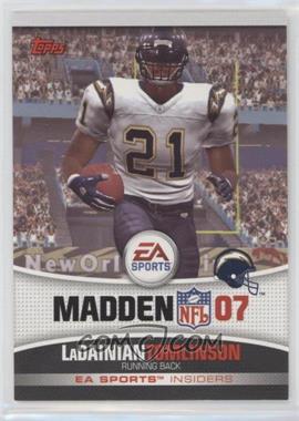 2006 Topps - EA Sports Insiders #3 - LaDainian Tomlinson