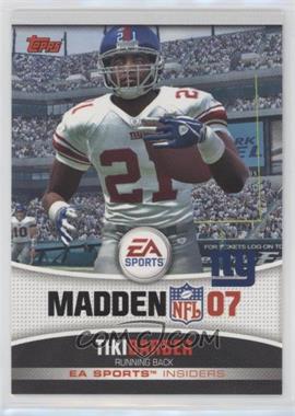 2006 Topps - EA Sports Insiders #5 - Tiki Barber