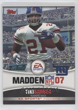 2006 Topps - EA Sports Insiders #5 - Tiki Barber