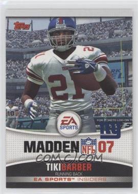 2006 Topps - EA Sports Insiders #5 - Tiki Barber