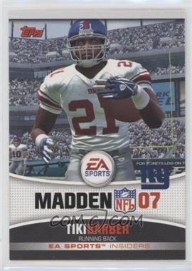 2006 Topps - EA Sports Insiders #5 - Tiki Barber