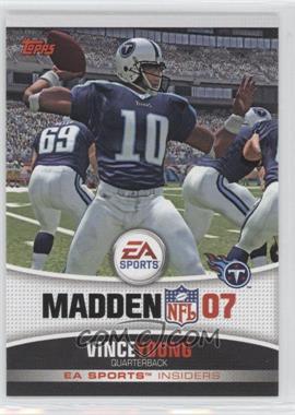 2006 Topps - EA Sports Insiders #8 - Vince Young