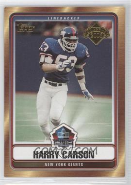 2006 Topps - Hall of Fame Class of 2006 #HOFT-HC - Harry Carson