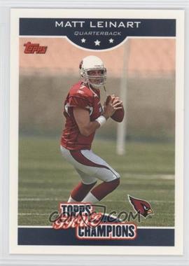 2006 Topps - Wal-Mart True Champions #7 - Matt Leinart