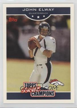 2006 Topps - Wal-Mart True Champions #9 - John Elway