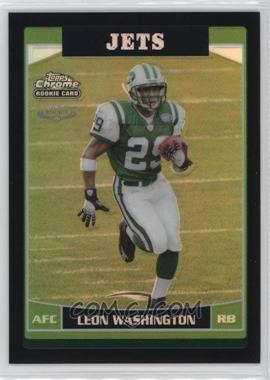 2006 Topps Chrome - [Base] - Black Refractor #238 - Leon Washington /199