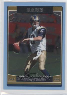 2006 Topps Chrome - [Base] - Blue Refractor #82 - Marc Bulger /50