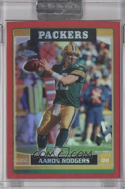 2006 Topps Chrome - [Base] - Red Refractor #14 - Aaron Rodgers /259 [Uncirculated]