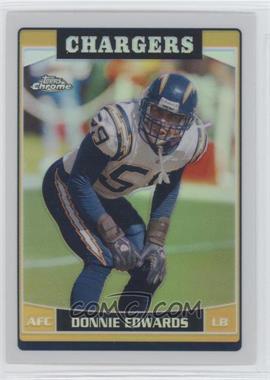 2006 Topps Chrome - [Base] - Refractor #80 - Donnie Edwards