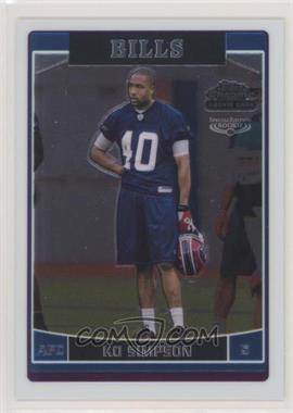 2006 Topps Chrome - [Base] - Special Edition Rookie #214 - Ko Simpson