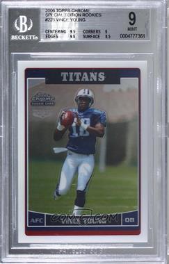 2006 Topps Chrome - [Base] - Special Edition Rookie #223 - Vince Young [BGS 9 MINT]