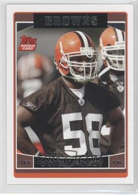 2006 Topps Cleveland Browns - [Base] #CLE11 - D'Qwell Jackson