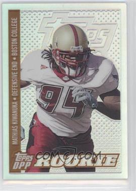 2006 Topps Draft Picks and Prospects (DPP) - [Base] - Chrome Bronze Refractor #136 - Class of 2006 Rookies - Mathias Kiwanuka /299