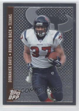 2006 Topps Draft Picks and Prospects (DPP) - [Base] - Chrome Bronze #3 - Domanick Davis /499