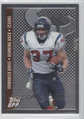 2006 Topps Draft Picks and Prospects (DPP) - [Base] - Chrome Bronze #3 - Domanick Davis /499