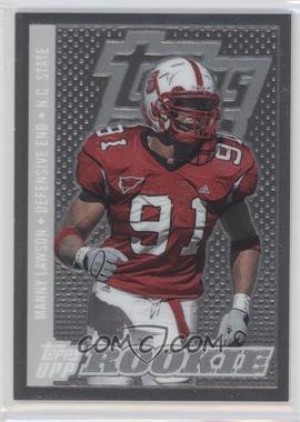 2006 Topps Draft Picks and Prospects (DPP) - [Base] - Chrome Silver #143 - Class of 2006 Rookies - Manny Lawson /199