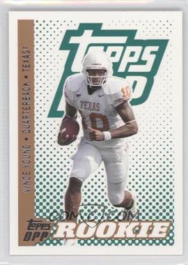 2006 Topps Draft Picks and Prospects (DPP) - [Base] #170.1 - Class of 2006 Rookies - Vince Young