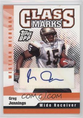 2006 Topps Draft Picks and Prospects (DPP) - Class Marks #CM-GJ - Greg Jennings