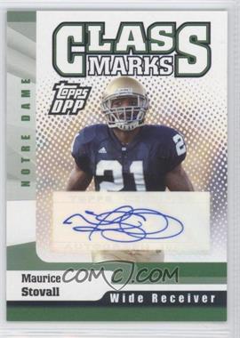2006 Topps Draft Picks and Prospects (DPP) - Class Marks #CM-MS - Maurice Stovall