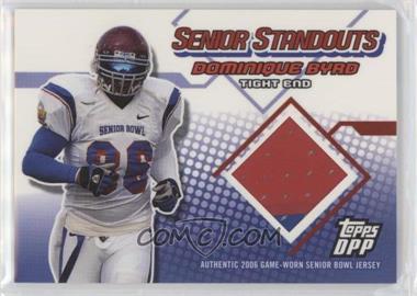 2006 Topps Draft Picks and Prospects (DPP) - Senior Standouts Relics #SS-DB - Dominique Byrd