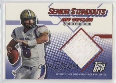 2006 Topps Draft Picks and Prospects (DPP) - Senior Standouts Relics #SS-JC - Jay Cutler