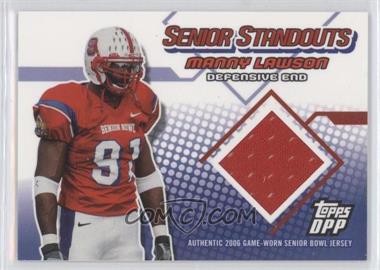 2006 Topps Draft Picks and Prospects (DPP) - Senior Standouts Relics #SS-ML - Manny Lawson