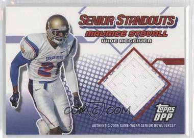 2006 Topps Draft Picks and Prospects (DPP) - Senior Standouts Relics #SS-MS - Maurice Stovall