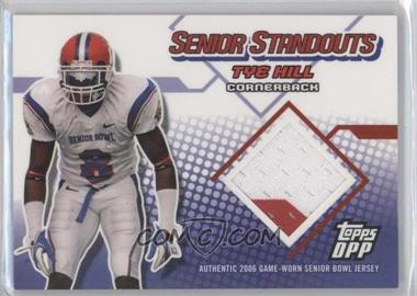 2006 Topps Draft Picks and Prospects (DPP) - Senior Standouts Relics #SS-TH - Tye Hill