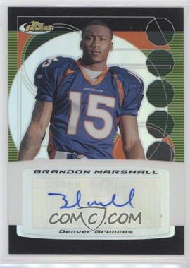 2006 Topps Finest - Autographs - Refractor #FA-BM - Brandon Marshall