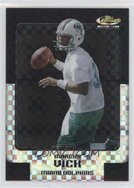 2006 Topps Finest - [Base] - Black X-Fractor #129 - Marcus Vick /25