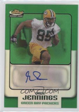 2006 Topps Finest - [Base] - Green Refractor #175 - Greg Jennings /199