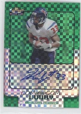 2006 Topps Finest - [Base] - Green X-Fractor #180 - Wali Lundy /50