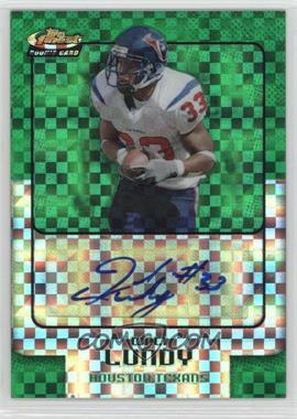 2006 Topps Finest - [Base] - Green X-Fractor #180 - Wali Lundy /50