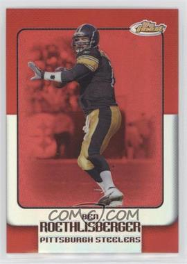 2006 Topps Finest - [Base] - Refractor #108 - Ben Roethlisberger /399 [EX to NM]