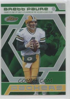 2006 Topps Finest - Finest Moments Brett Favre - Green Refractor #BF16 - Brett Favre /199