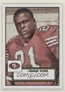 2006 Topps Heritage - [Base] - Black Back #82 - Frank Gore